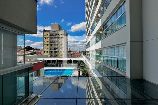 Vista Sacada de apartamento à venda com 1 quarto, 34m² em Campo Belo, São Paulo
