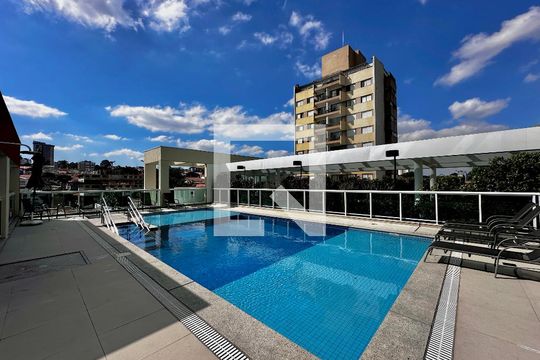 Piscina de apartamento à venda com 1 quarto, 34m² em Campo Belo, São Paulo