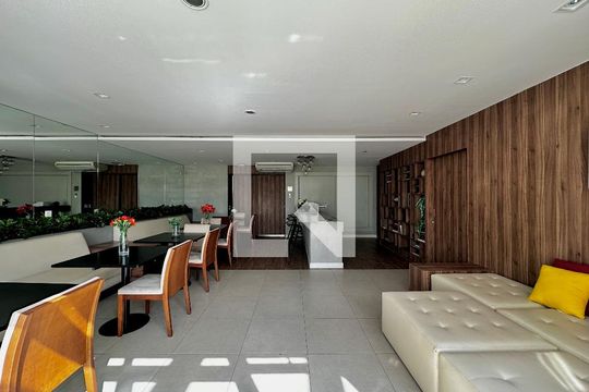 Área comum de apartamento à venda com 1 quarto, 34m² em Campo Belo, São Paulo