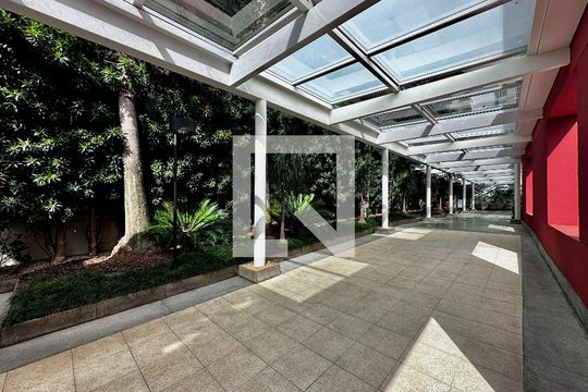 Área comum de apartamento à venda com 1 quarto, 34m² em Campo Belo, São Paulo