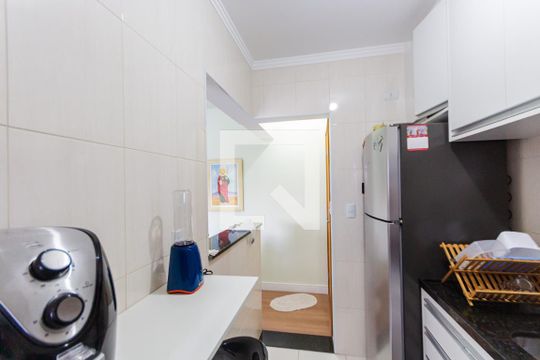 Cozinha de apartamento para alugar com 2 quartos, 50m² em Campestre, Santo André