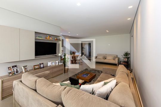 Sala 1 de casa de condomínio à venda com 6 quartos, 634m² em Alphaville Nova Lima, Nova Lima