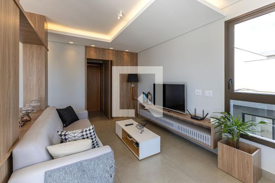 Sala de TV de casa de condomínio à venda com 6 quartos, 634m² em Alphaville Nova Lima, Nova Lima