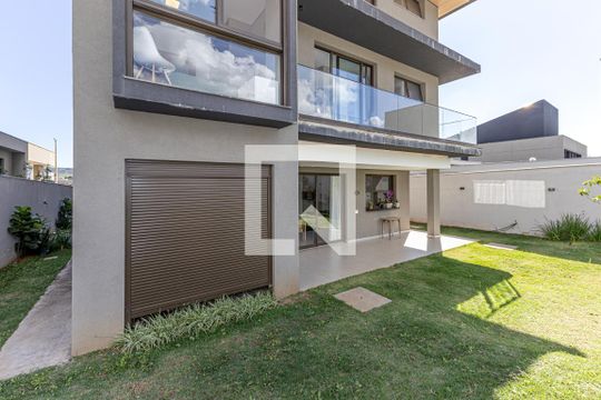 Quintal de casa de condomínio à venda com 6 quartos, 634m² em Alphaville Nova Lima, Nova Lima