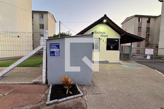 Plaquinha fachada de apartamento à venda com 2 quartos, 49m² em Campina, São Leopoldo