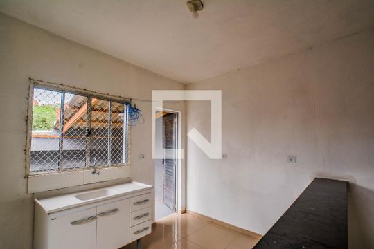 Cozinha de casa para alugar com 2 quartos, 42m² em Jardim do Estádio, Santo André