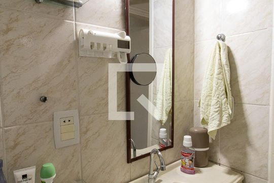 Banheiro Social de apartamento à venda com 2 quartos, 60m² em Parque Brasília, Campinas