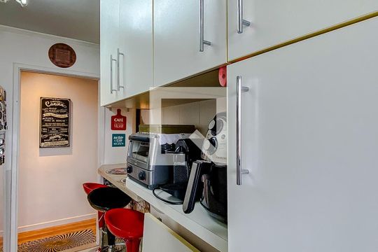 Cozinha de apartamento à venda com 2 quartos, 52m² em Belém, São Paulo