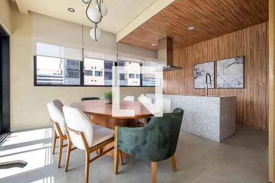 Área comum - Espaço Gourmet de kitnet/studio para alugar com 1 quarto, 24m² em Pinheiros, São Paulo