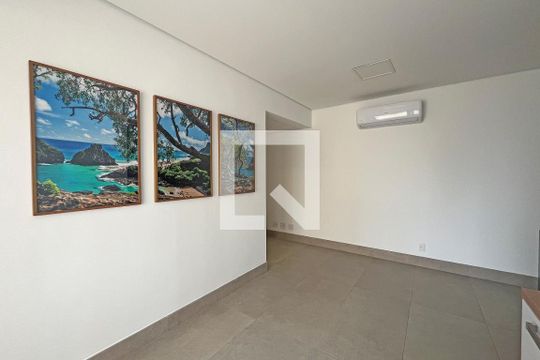Sala de apartamento para alugar com 1 quarto, 65m² em Aparecida, Santos