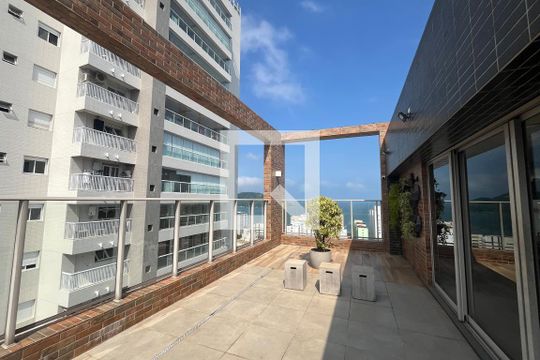Área comum - Terraço de apartamento para alugar com 1 quarto, 65m² em Aparecida, Santos