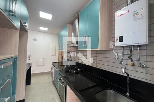 Área de Serviço de apartamento para alugar com 1 quarto, 65m² em Aparecida, Santos