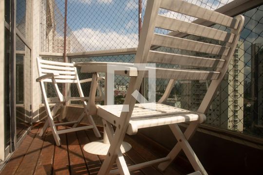 Varanda de apartamento para alugar com 1 quarto, 50m² em Vila Clementino, São Paulo