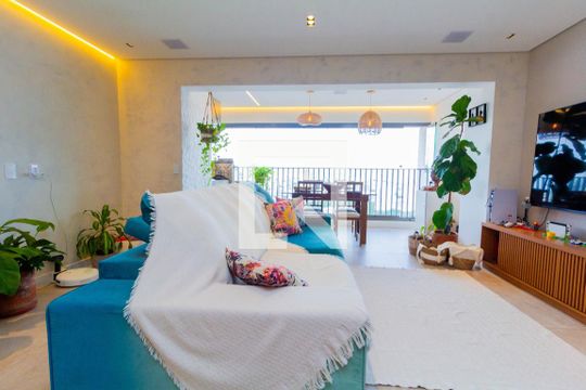Sala de apartamento à venda com 2 quartos, 80m² em Chácara Seis de Outubro, São Paulo