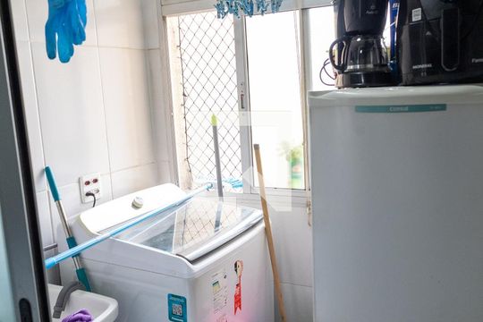 Área de Serviço de apartamento para alugar com 3 quartos, 52m² em Americanópolis, São Paulo