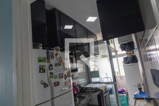 Cozinha de apartamento para alugar com 3 quartos, 52m² em Americanópolis, São Paulo