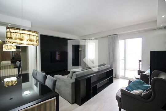 Sala de apartamento para alugar com 2 quartos, 92m² em Baeta Neves, São Bernardo do Campo