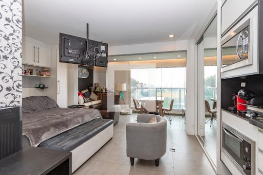 Kitnet/Studio para alugar com 1 quarto, 36m² em Brooklin, São Paulo