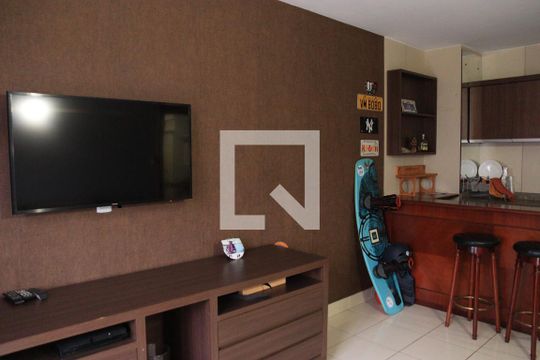 Sala de apartamento para alugar com 1 quarto, 40m² em Setor Oeste, Goiânia