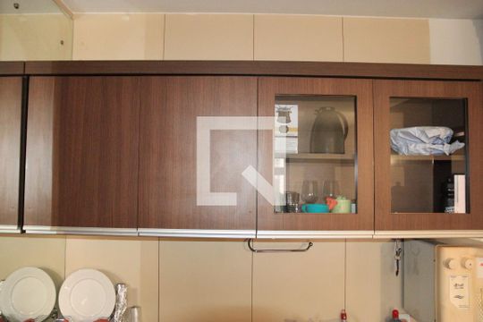 Cozinha de apartamento para alugar com 1 quarto, 40m² em Setor Oeste, Goiânia