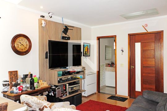 Sala de casa de condomínio para alugar com 3 quartos, 141m² em Vila Capuava, Valinhos