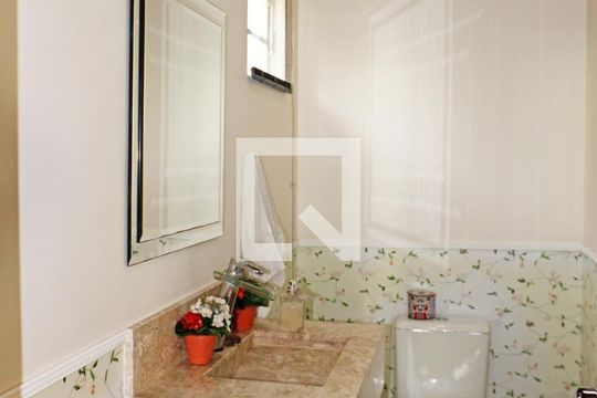 Lavabo de casa de condomínio para alugar com 3 quartos, 141m² em Vila Capuava, Valinhos
