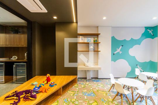 Área comum - Brinquedoteca de kitnet/studio para alugar com 1 quarto, 24m² em Pinheiros, São Paulo