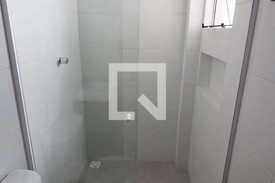 Banheiro Social de kitnet/studio para alugar com 1 quarto, 35m² em Centro, São Bernardo do Campo
