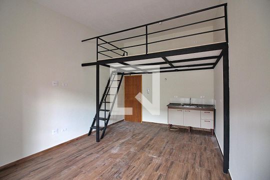 Sala/Cozinha de kitnet/studio para alugar com 1 quarto, 40m² em Centro, São Bernardo do Campo