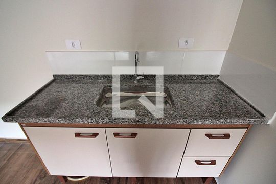 Sala/Cozinha de kitnet/studio para alugar com 1 quarto, 40m² em Centro, São Bernardo do Campo
