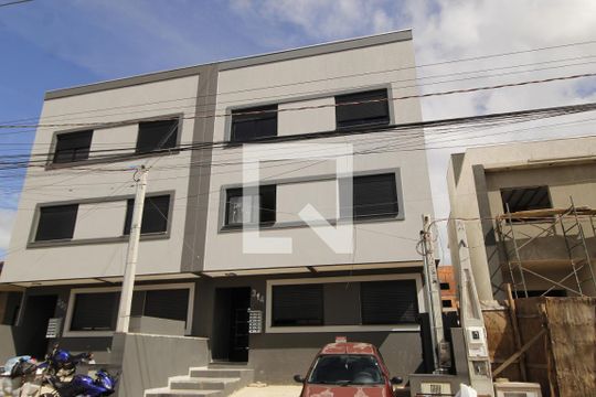Fachada de apartamento para alugar com 1 quarto, 31m² em Jardim Algarve, Alvorada