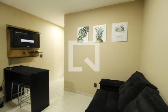 Sala/Cozinha de apartamento para alugar com 1 quarto, 31m² em Jardim Algarve, Alvorada