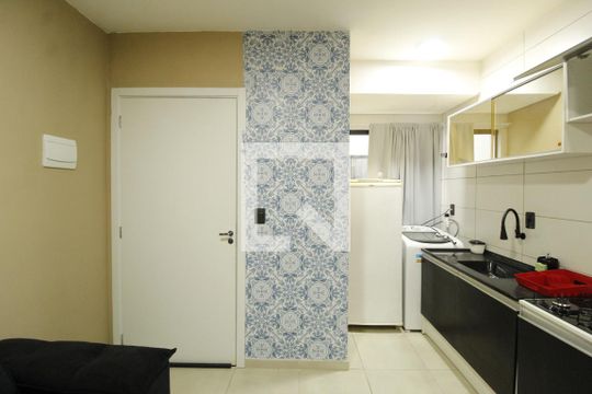 Sala/Cozinha de apartamento para alugar com 1 quarto, 31m² em Jardim Algarve, Alvorada