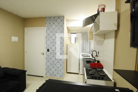 Sala/Cozinha de apartamento para alugar com 1 quarto, 31m² em Jardim Algarve, Alvorada