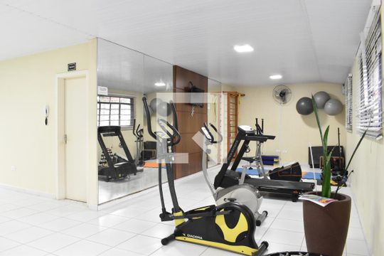 Área comum - Academia de apartamento para alugar com 2 quartos, 50m² em Santa Cândida, Curitiba