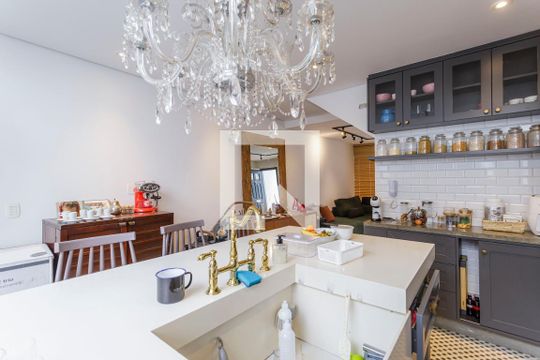 Cozinha de casa de condomínio à venda com 2 quartos, 95m² em Vila Olímpia, São Paulo