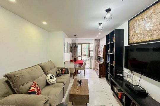 Sala de apartamento para alugar com 2 quartos, 79m² em Catete, Rio de Janeiro