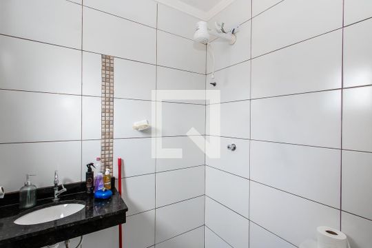 Banheiro da Suíte de apartamento à venda com 2 quartos, 77m² em Cidade Líder, São Paulo