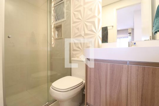 Banheiro Social de apartamento para alugar com 2 quartos, 69m² em Vila Leopoldina, São Paulo