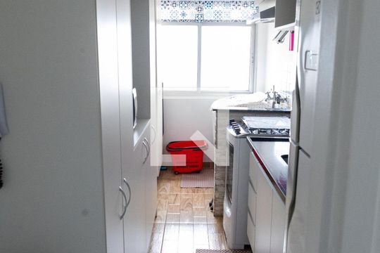 Cozinha de apartamento para alugar com 3 quartos, 52m² em Americanópolis, São Paulo