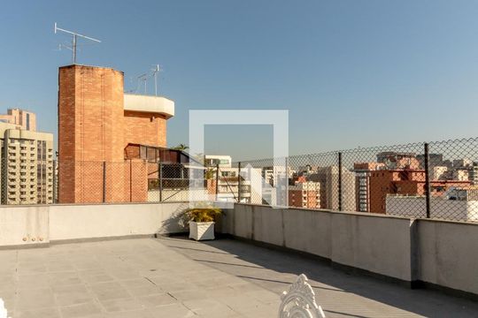 Área comum - Solarium de apartamento para alugar com 1 quarto, 45m² em Itaim Bibi, São Paulo