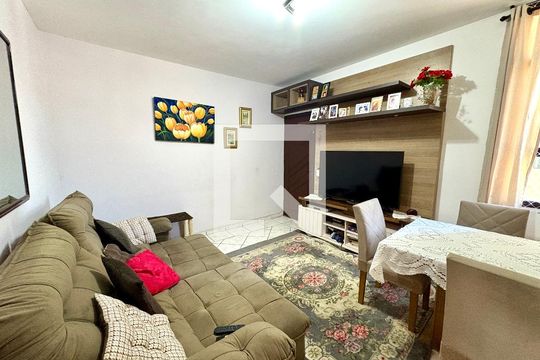 Sala de apartamento à venda com 2 quartos, 56m² em Jardim Samambaia, Jundiaí