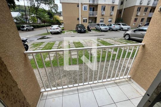 Varanda - Sala de apartamento à venda com 2 quartos, 53m² em Taquara, Rio de Janeiro