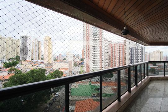 Varanda da Sala de apartamento à venda com 3 quartos, 200m² em Tatuapé, São Paulo