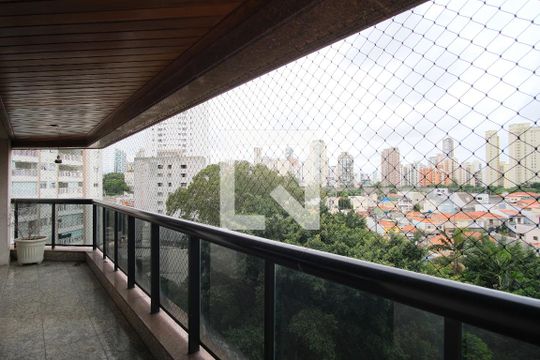 Varanda da Sala de apartamento à venda com 3 quartos, 200m² em Tatuapé, São Paulo