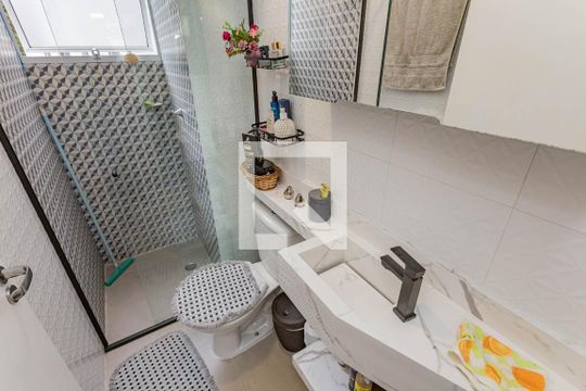 Banheiro de apartamento à venda com 2 quartos, 44m² em Jardim São Savério, São Paulo