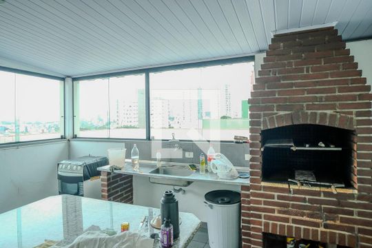 Área de Serviço/Churrasqueira de apartamento para alugar com 2 quartos, 70m² em Vila Camargo, São Bernardo do Campo