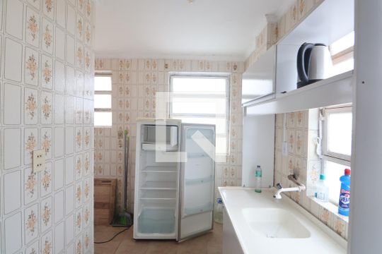 Cozinha e Área de Serviço de apartamento à venda com 1 quarto, 35m² em Centro, Canoas