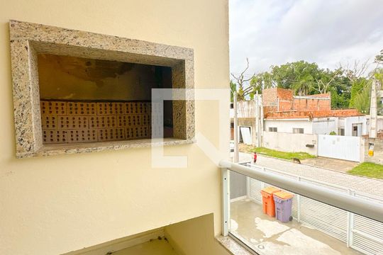 Varanda da Sala de apartamento para alugar com 2 quartos, 63m² em Ingleses do Rio Vermelho, Florianópolis