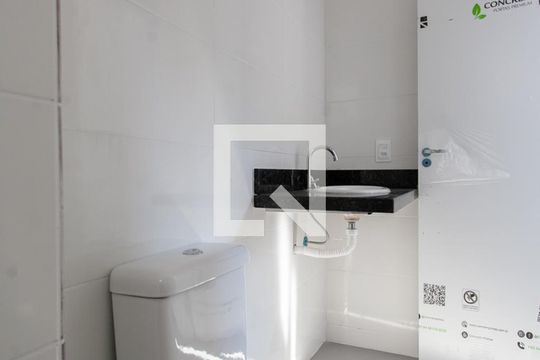 Banheiro da Suíte de apartamento à venda com 2 quartos, 82m² em Jardim Atlântico, Belo Horizonte